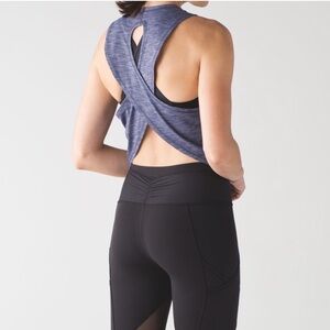 RARE lululemon Fast as Light Muscle Tank - Heathered Viola